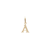 Letter Pendant Gold Plated