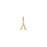 Pendentif de Lettre Plaqué Or