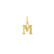 Letter Pendant Gold Plated