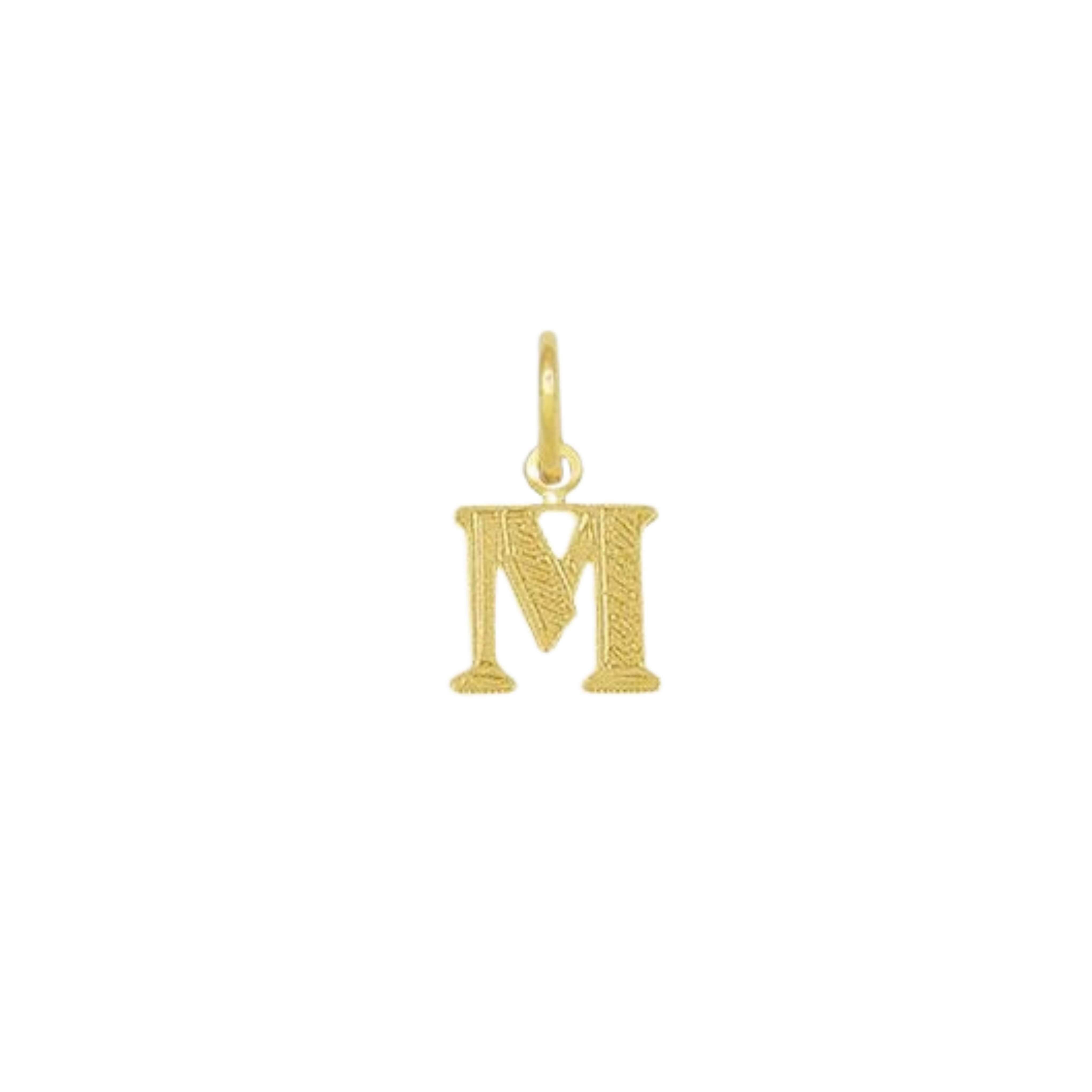Letter Pendant Gold Plated