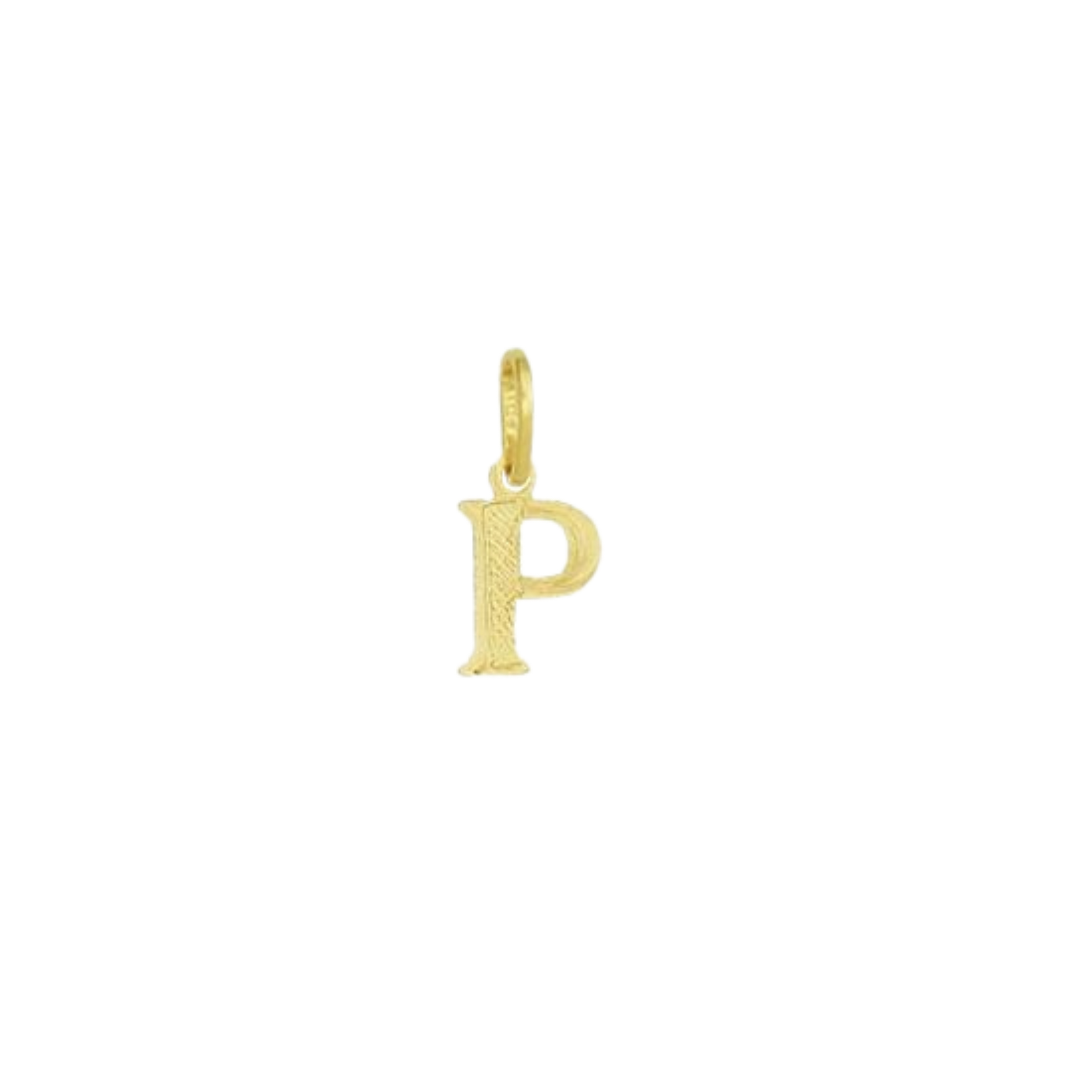 Letter Pendant Gold Plated