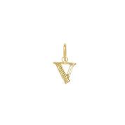 Letter Pendant Gold Plated