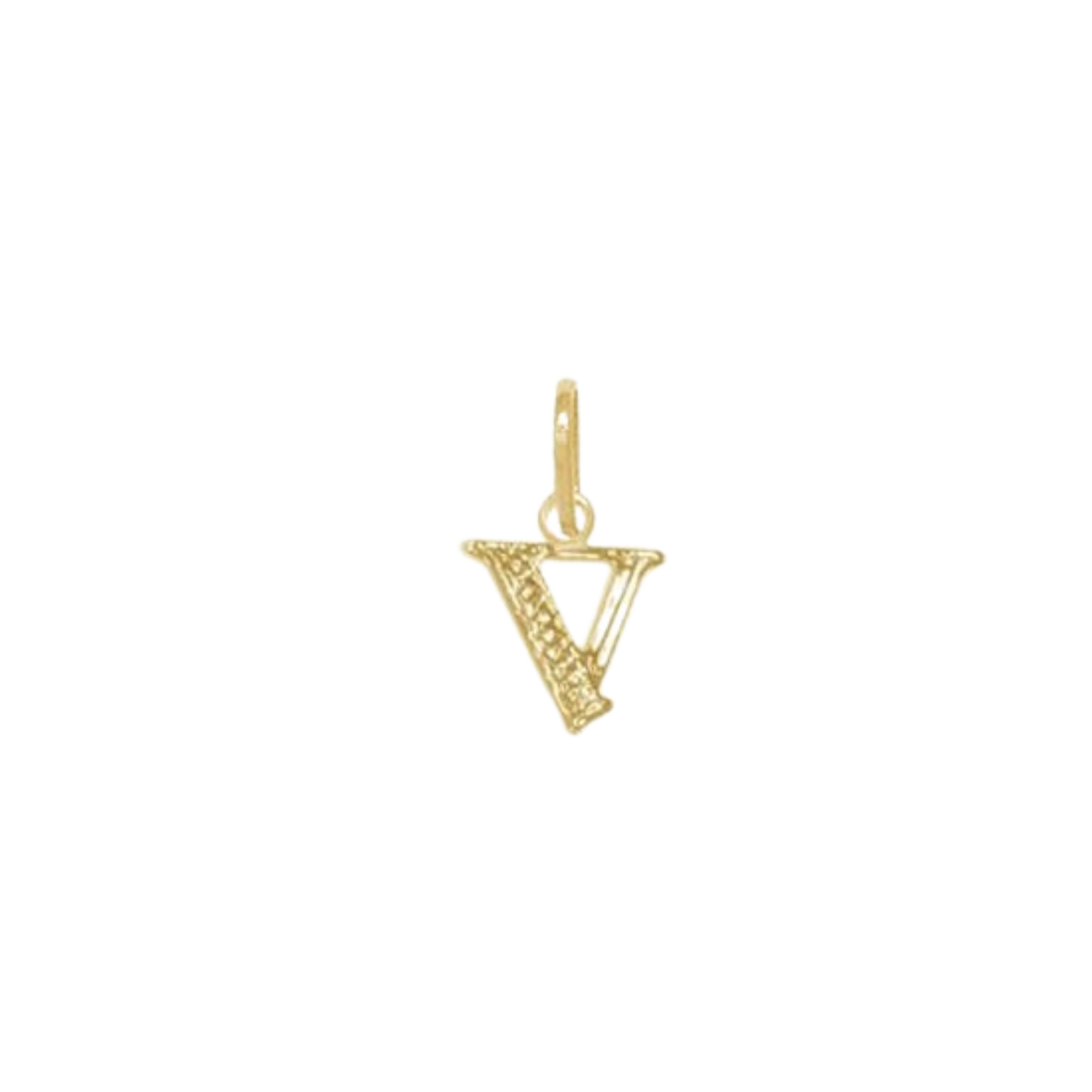 Letter Pendant Gold Plated