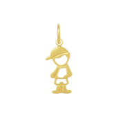 Boy/Girl Pendant in Gold Plated