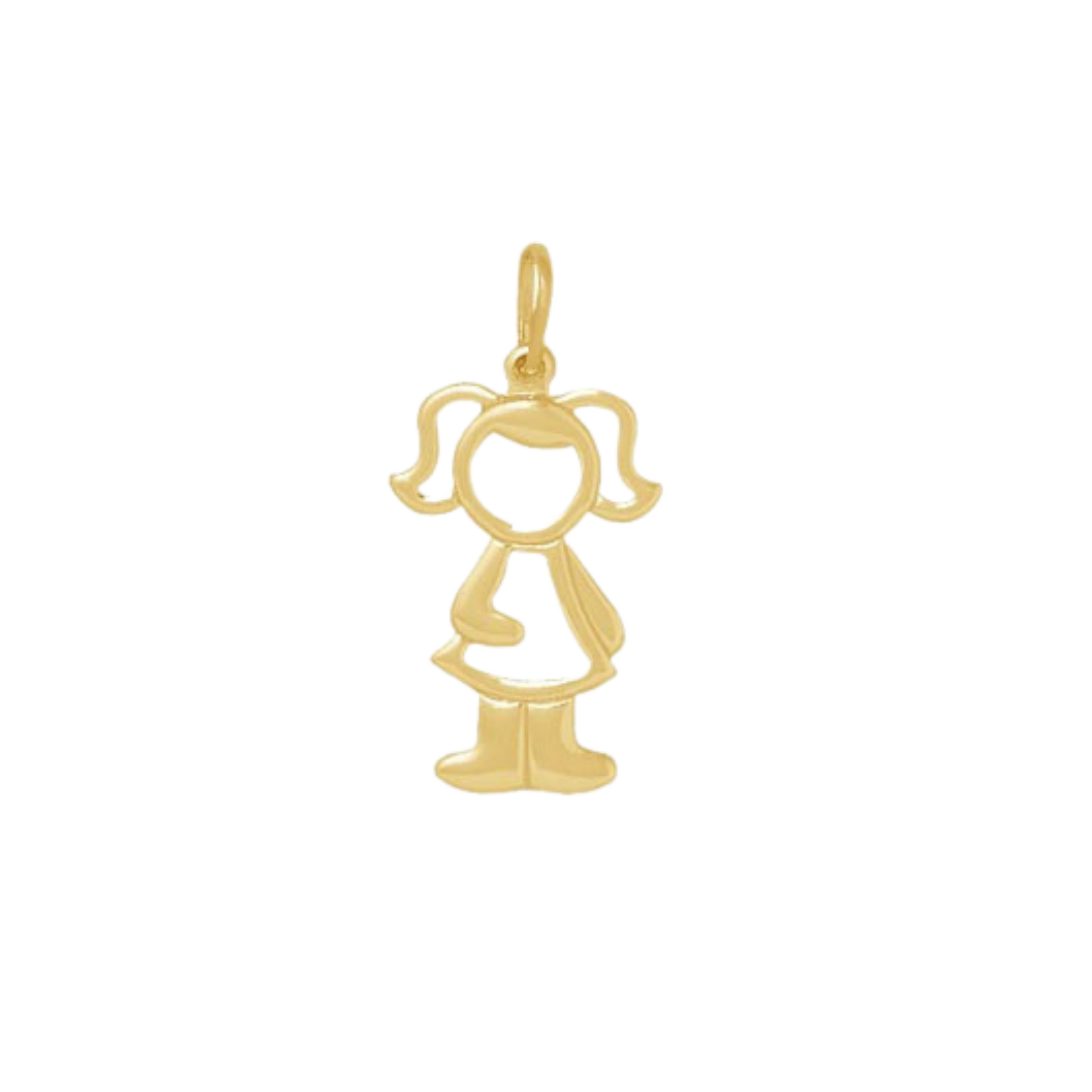 Boy/Girl Pendant in Gold Plated