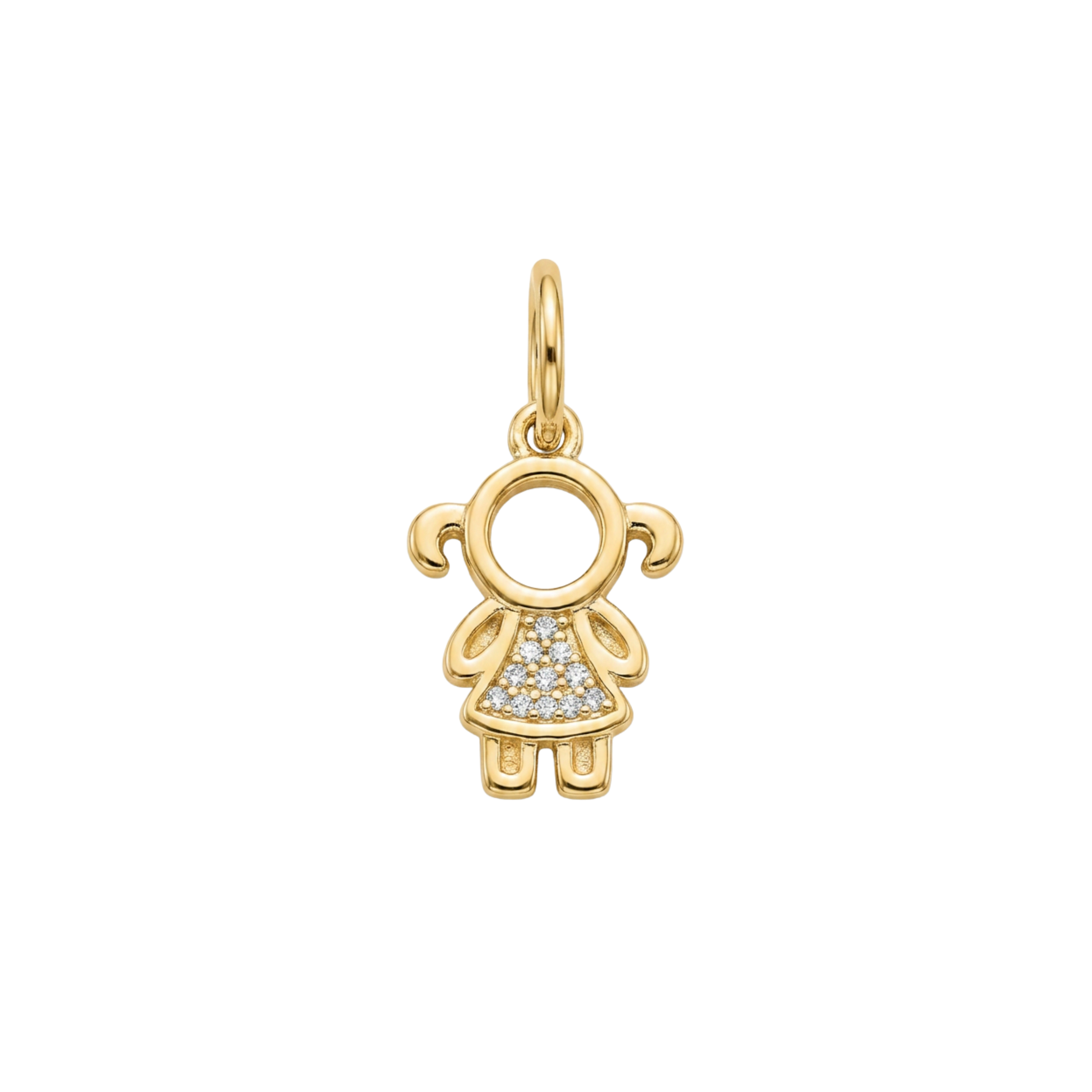 Pendentif Garçon/Fille Plaqué Or