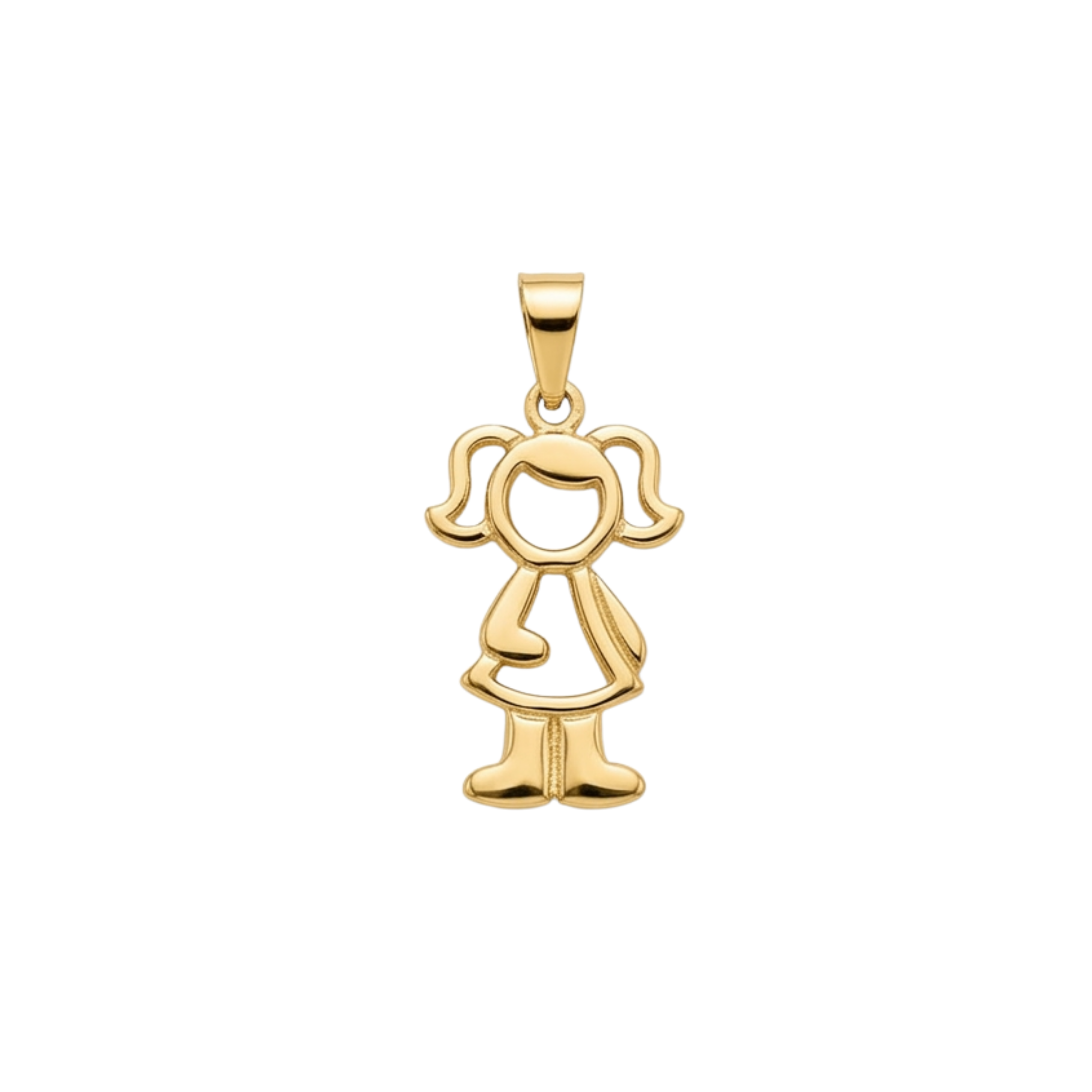 Pendentif Garçon/Fille Plaqué Or