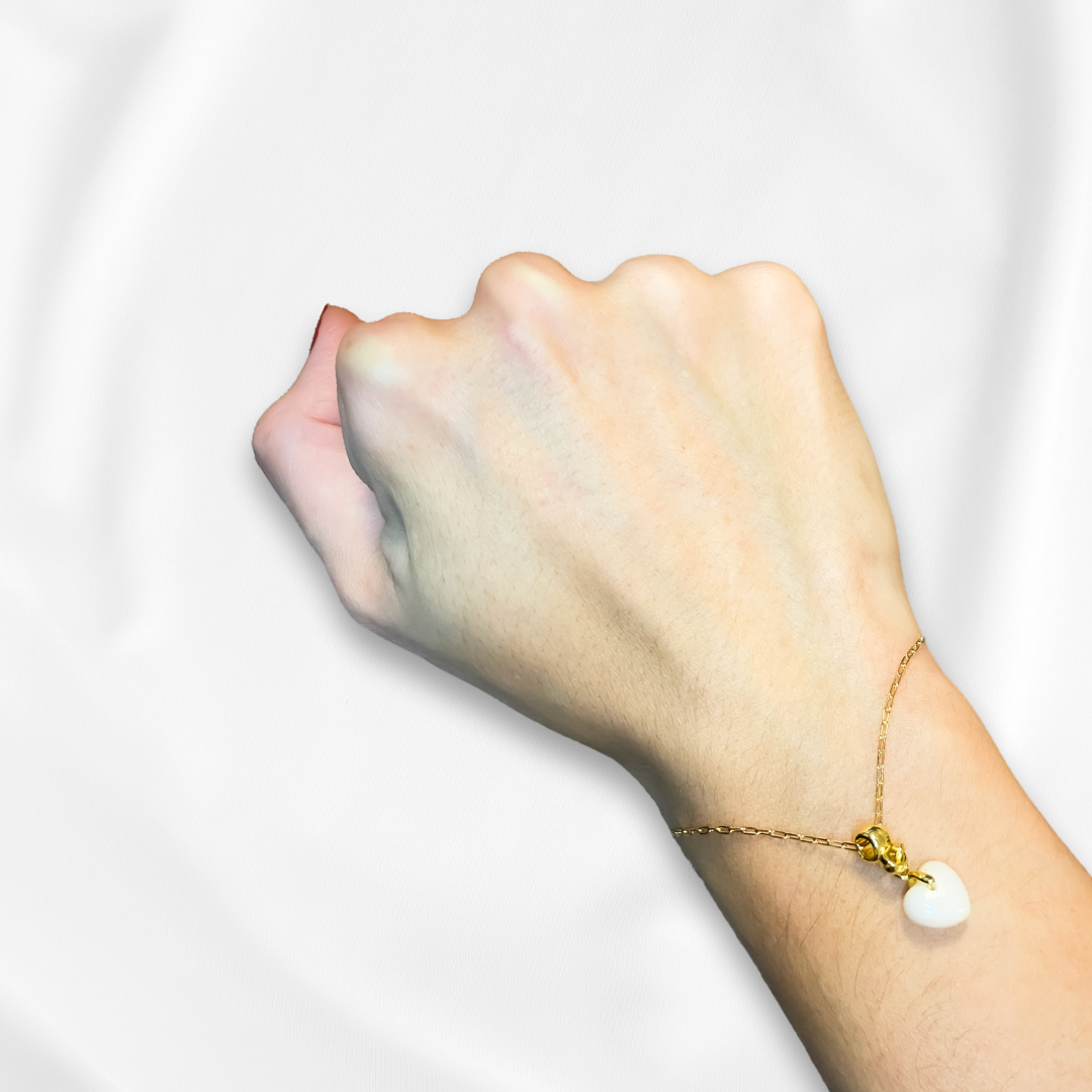 Chubby Heart Charm - Breast Milk Jewelry