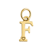 Colgante de Letra Bañado en Oro