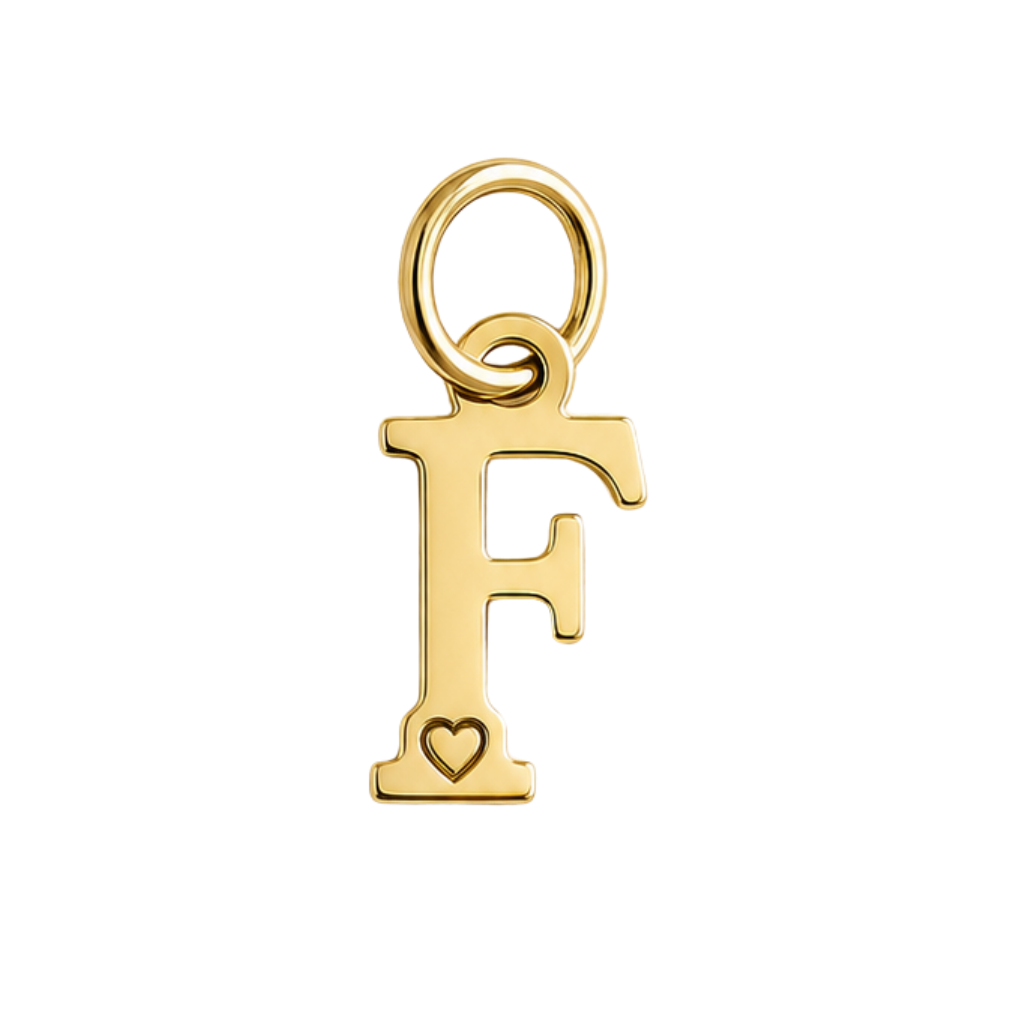 Colgante de Letra Bañado en Oro