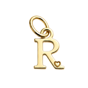 Colgante de Letra Bañado en Oro