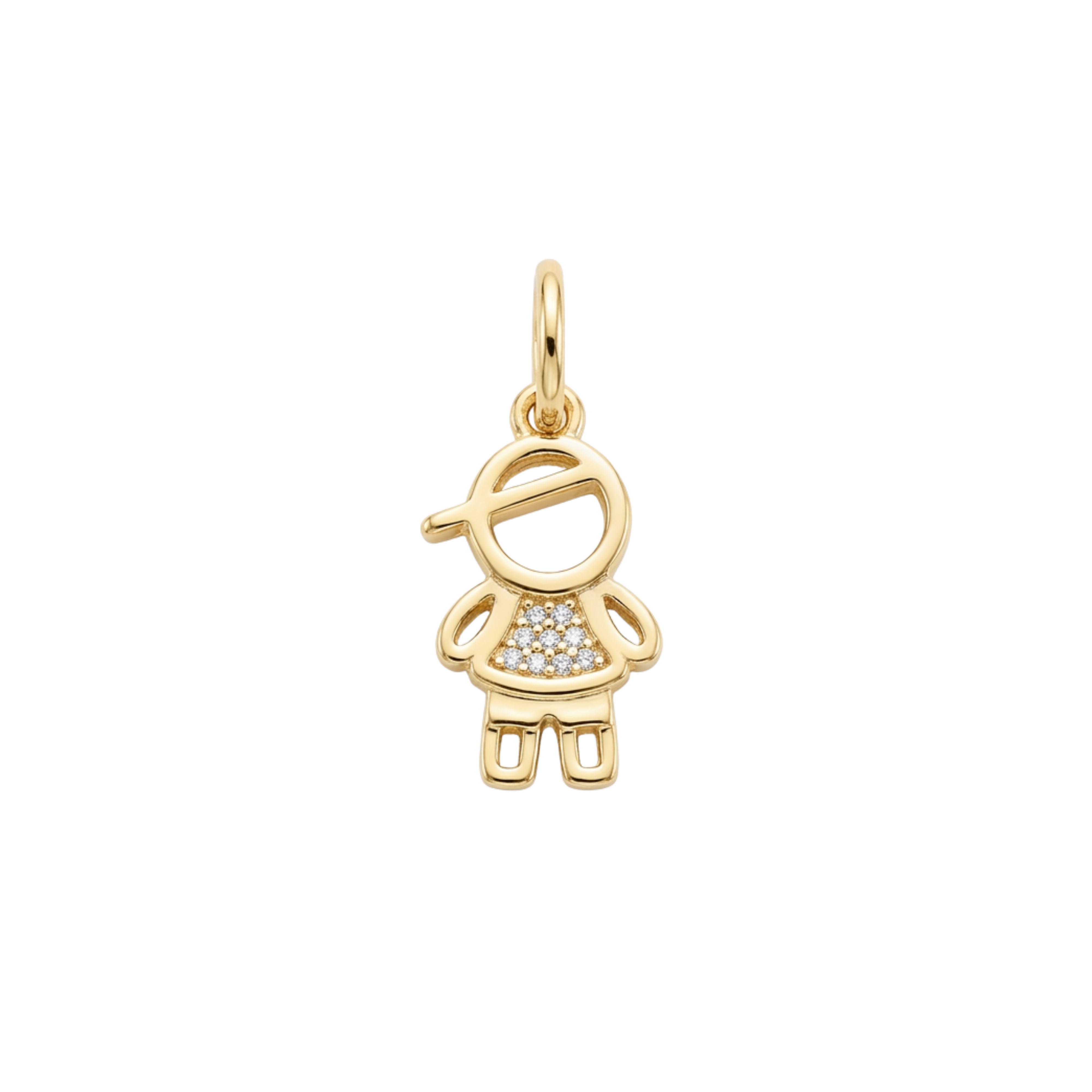 Boy/Girl Pendant in Gold Plated
