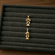 Pendentif Garçon/Fille Plaqué Or
