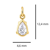 Mamãe e Bebê com Gota Zircônia