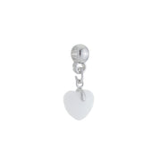 Chubby Heart Charm - Breast Milk Jewelry