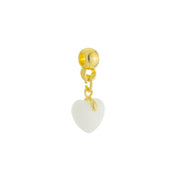 Chubby Heart Charm - Breast Milk Jewelry