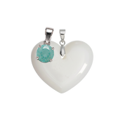 Corazón Gordito Adicional con Colgante del Mes de Nacimiento