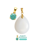 Chubby Mini Drop Birthstone Pendant