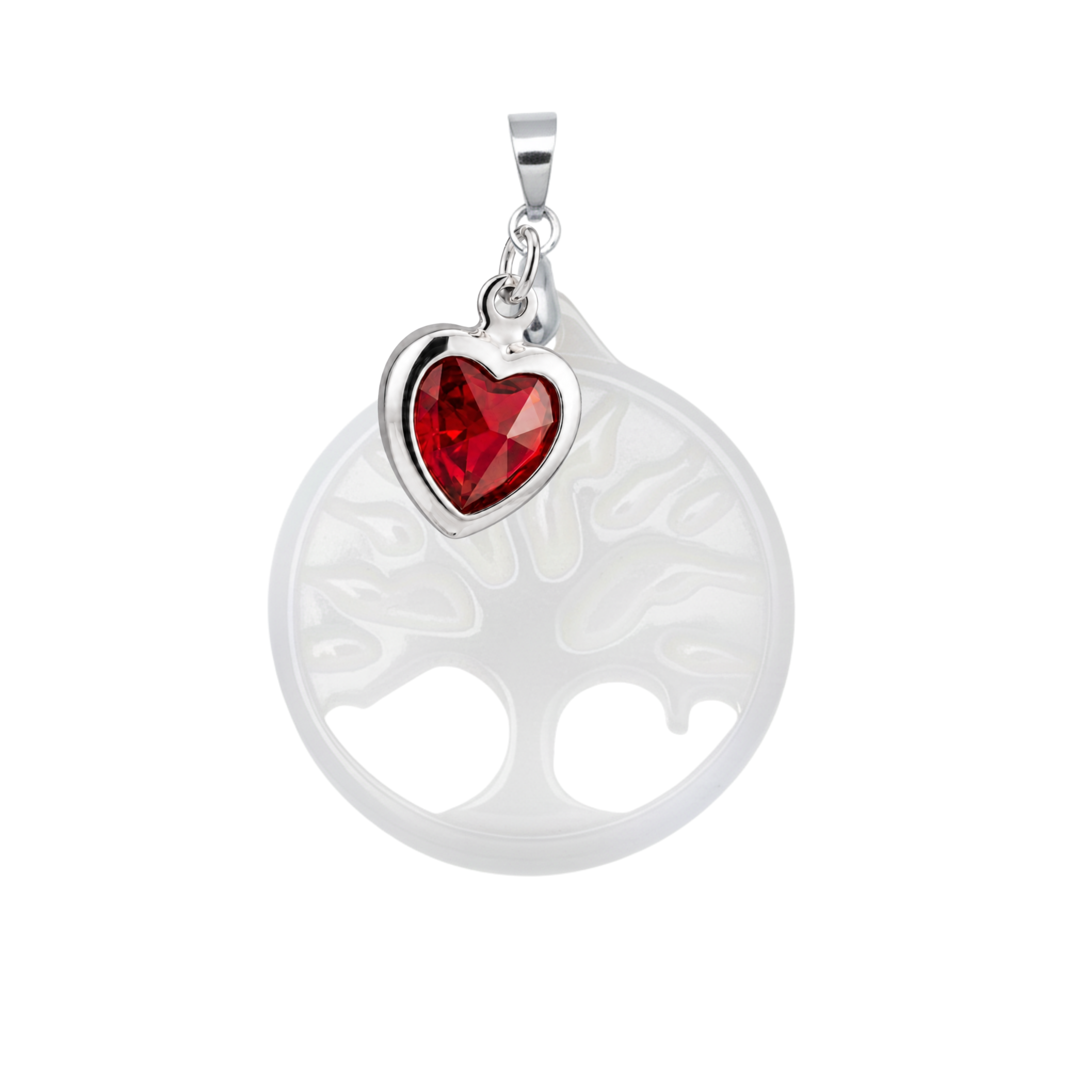Albero della Vita con Cuore Rubino