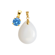 Mini Goutte Rondouillard Supplémentaire avec Pendentif du Mois de Naissance
