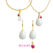 Gota Lapidada con Corazón de Mamá