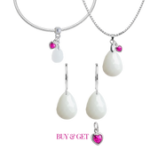 Gota Lapidada con Corazón de Mamá