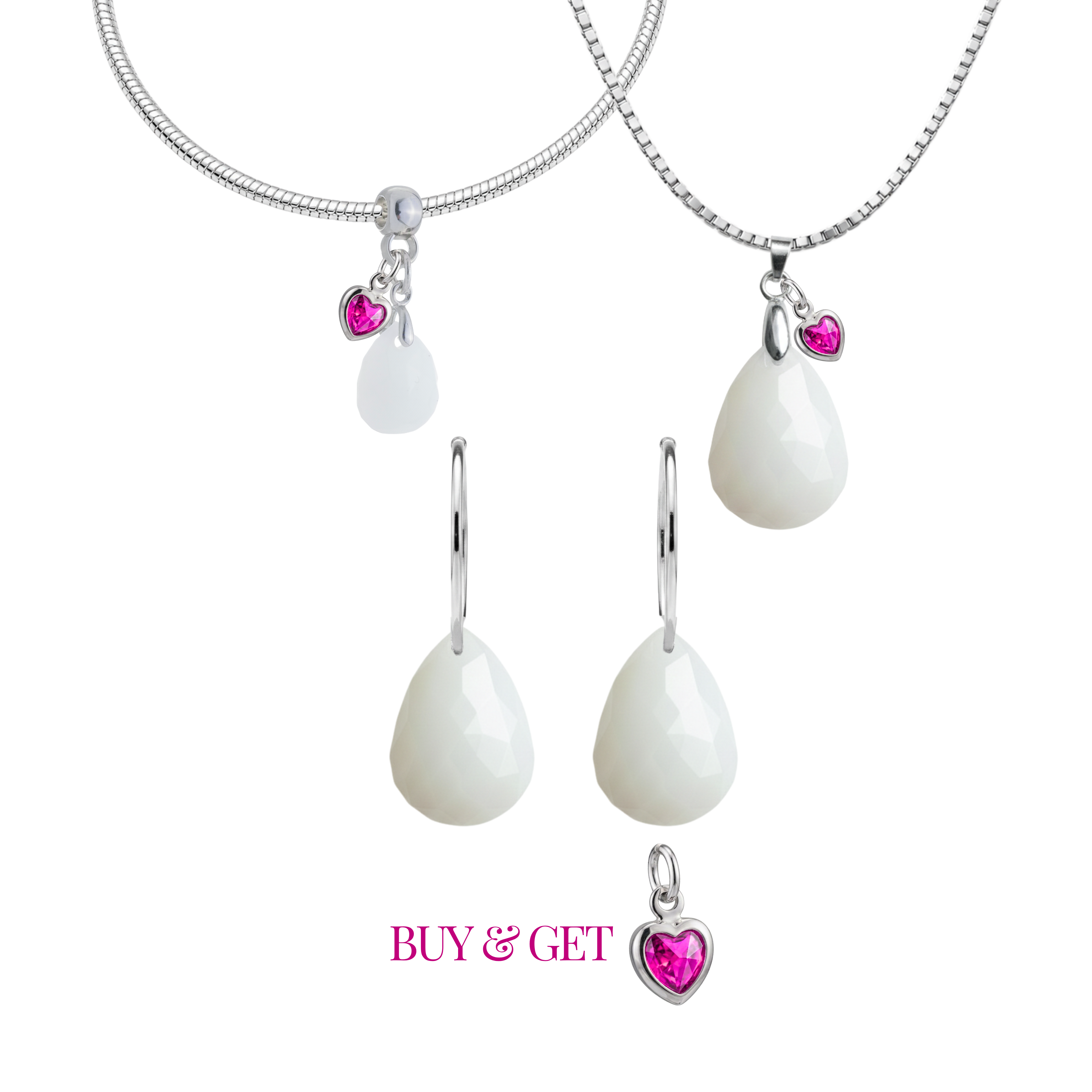 Gota Lapidada con Corazón de Mamá