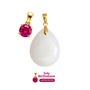 Chubby Mini Drop Birthstone Pendant