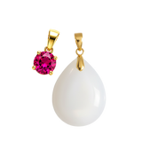 Mini Goutte Rondouillard Supplémentaire avec Pendentif du Mois de Naissance