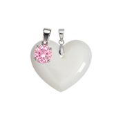 Corazón Gordito Adicional con Colgante del Mes de Nacimiento