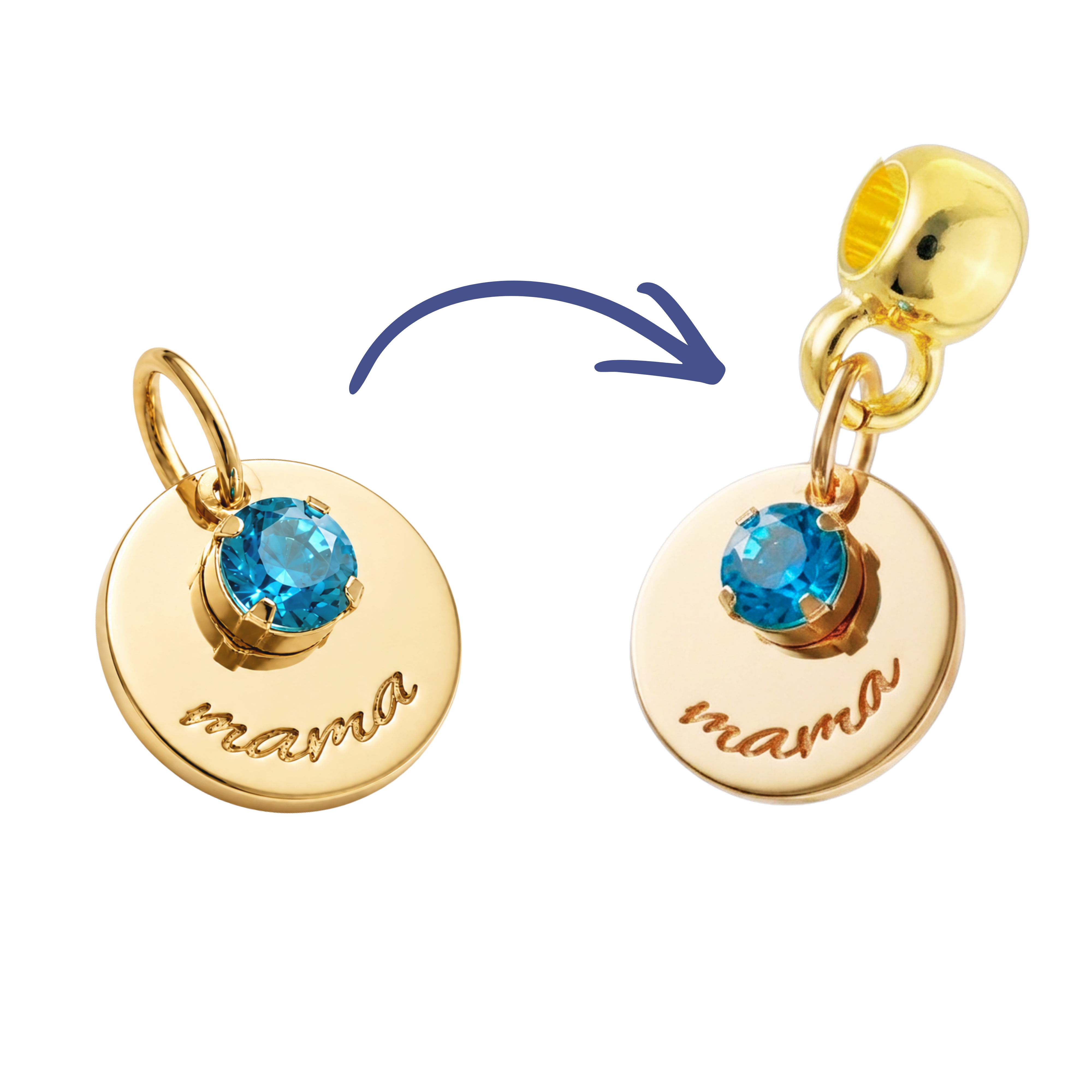 Charm Médaille Mama
