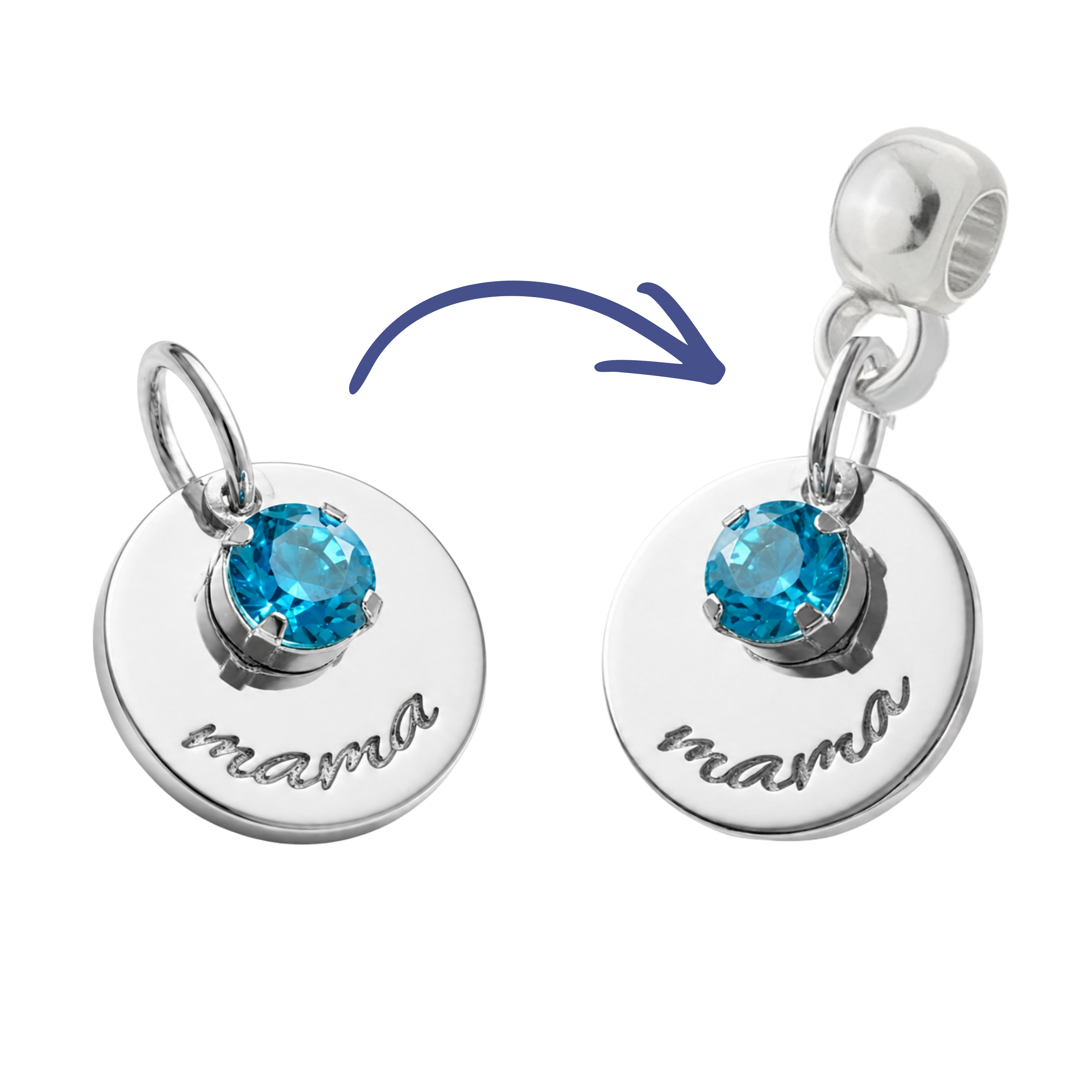 Charm Médaille Mama