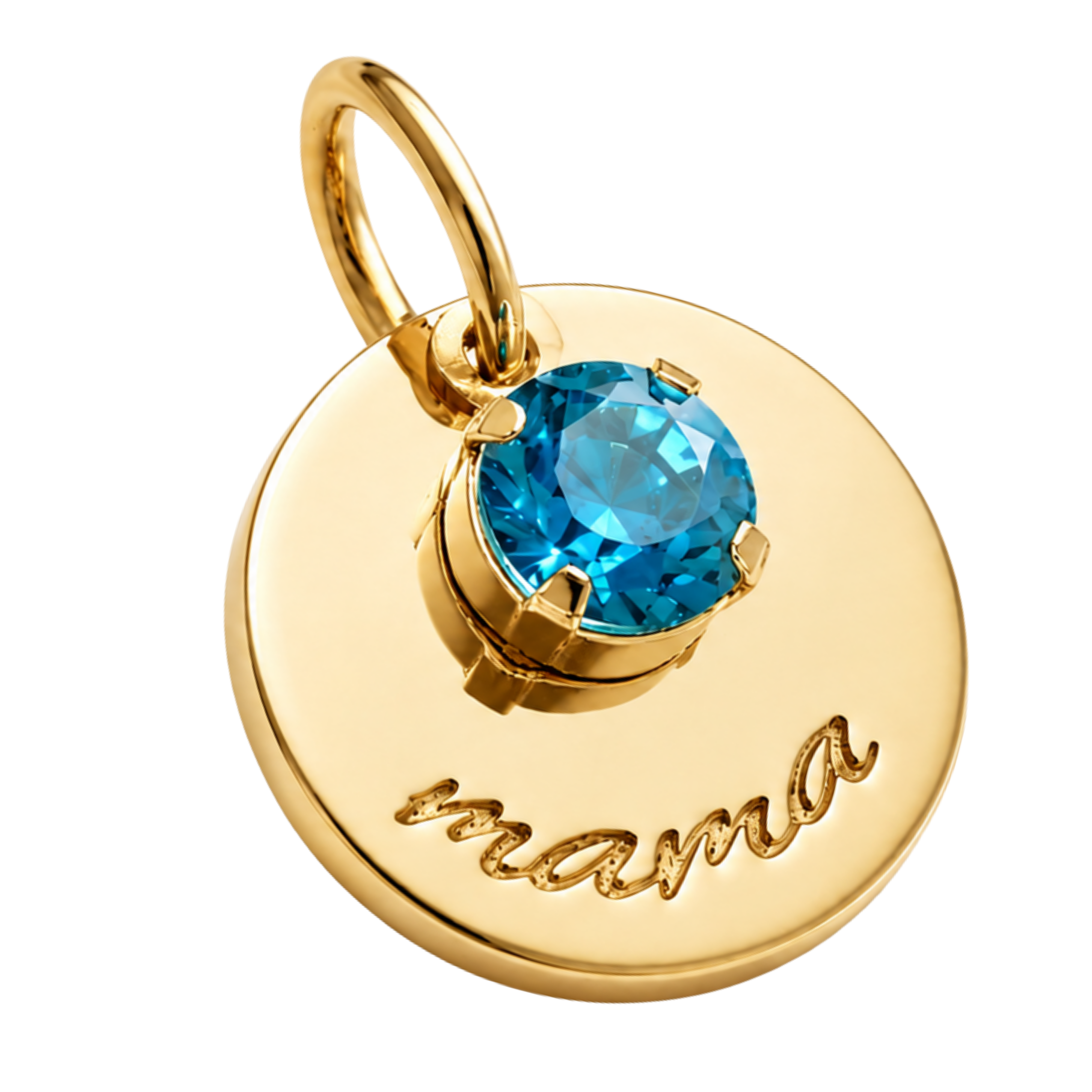 Médaille Mama  Plaqué Or