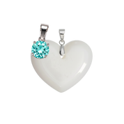 Corazón Gordito Adicional con Colgante del Mes de Nacimiento