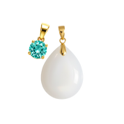Mini Goutte Rondouillard Supplémentaire avec Pendentif du Mois de Naissance