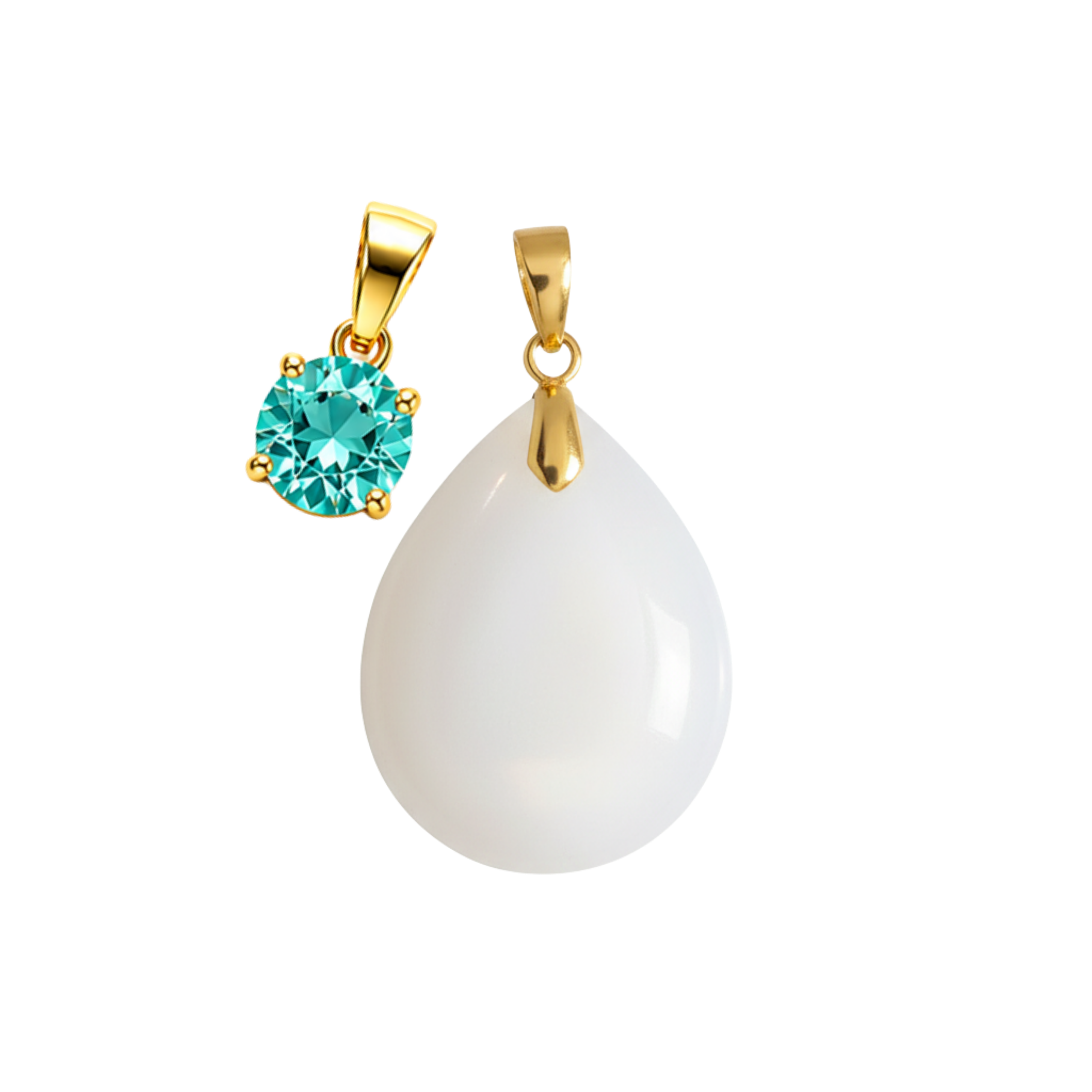 Mini Goutte Rondouillard Supplémentaire avec Pendentif du Mois de Naissance