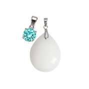 Mini Goutte Rondouillard Supplémentaire avec Pendentif du Mois de Naissance
