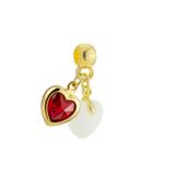 Mini Coração Gordinho com Coração Rubi