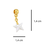Mini Estrela com Coração Rubi