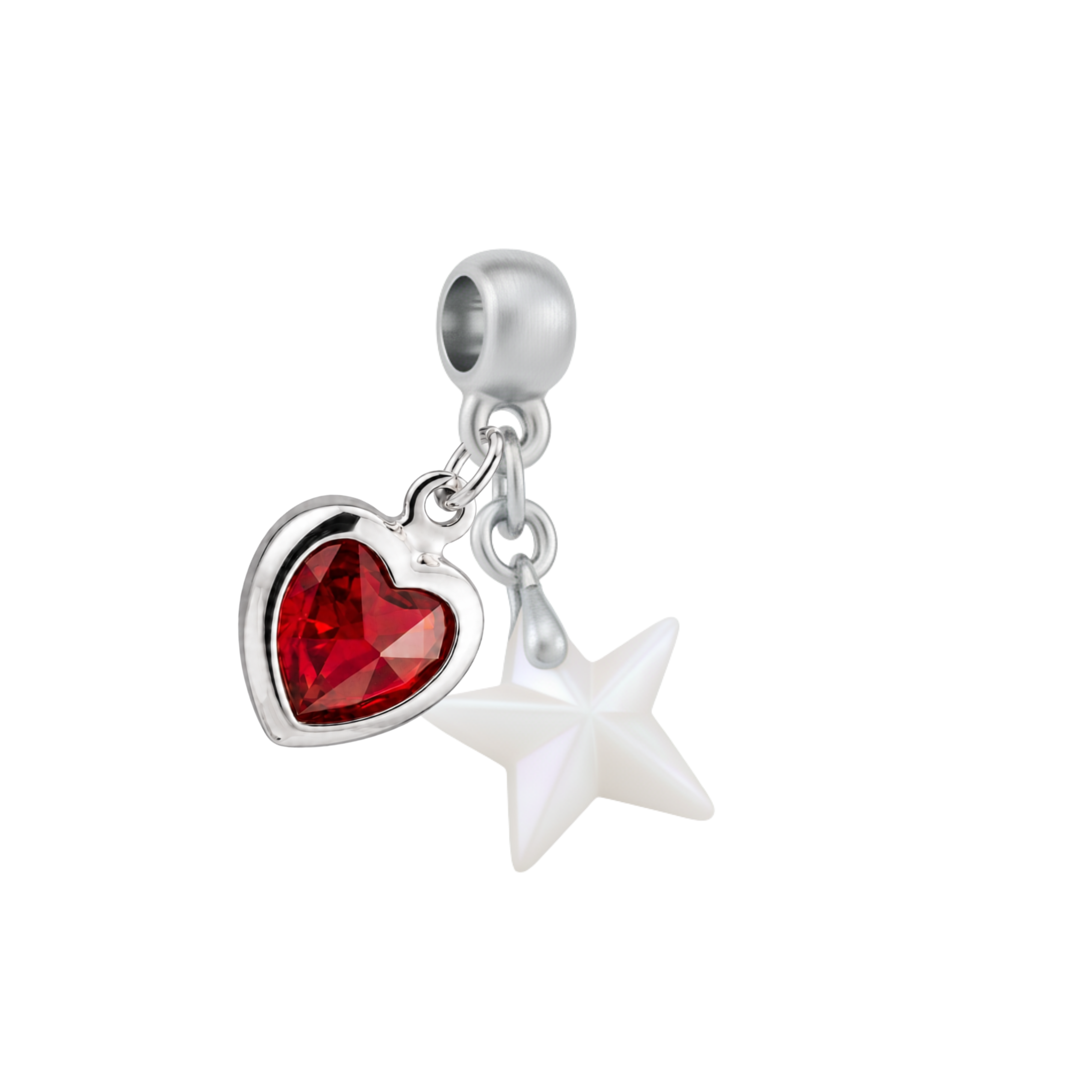Mini Estrela com Coração Rubi