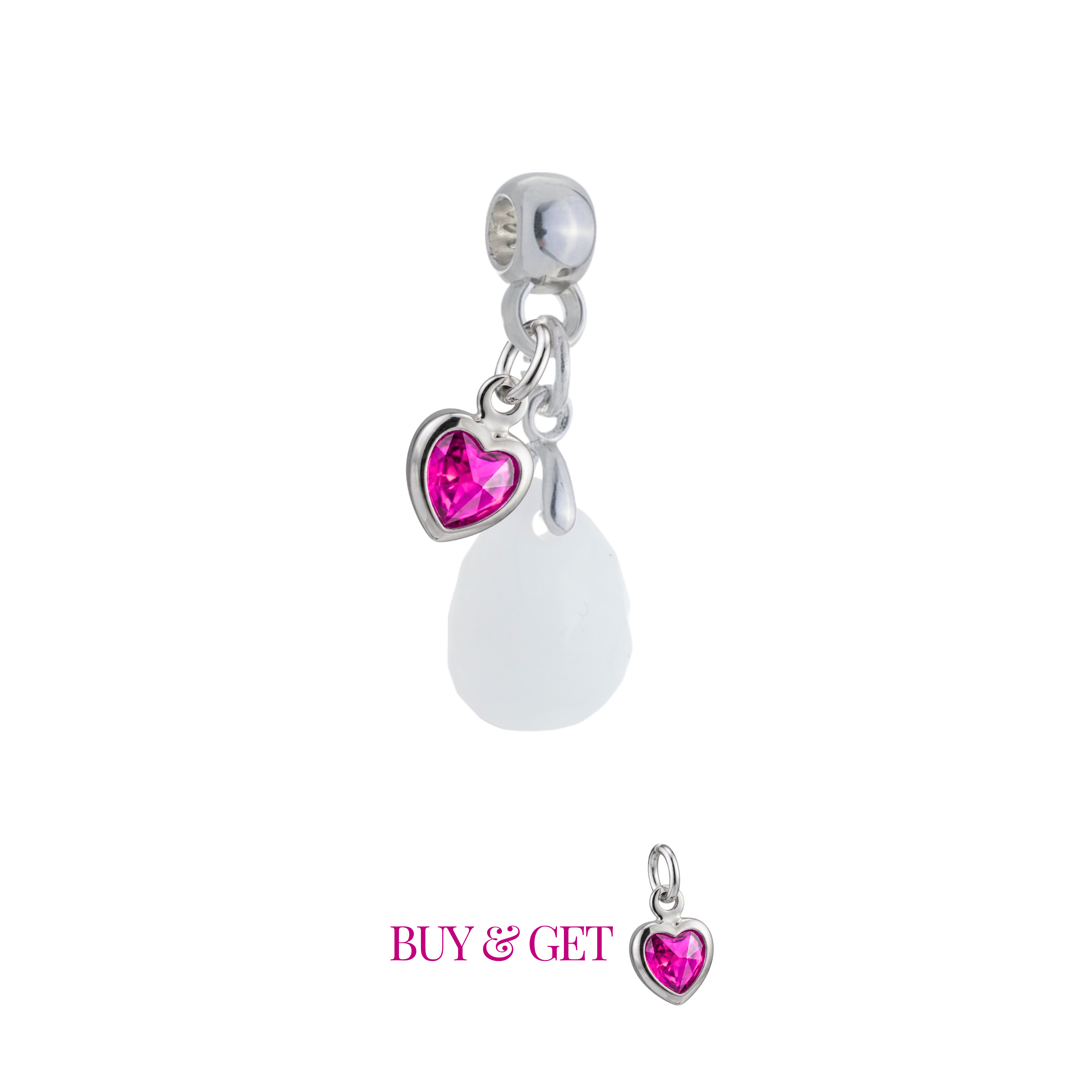  Mini Diamant Tropfen mit Mamas Herz