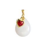 Mini Gota com Coração Rubi