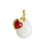 Mini Gota com Coração Rubi