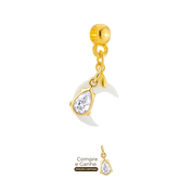 Mini Lua com Gota Zircônia