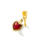 Mini Lua com Coração Rubi