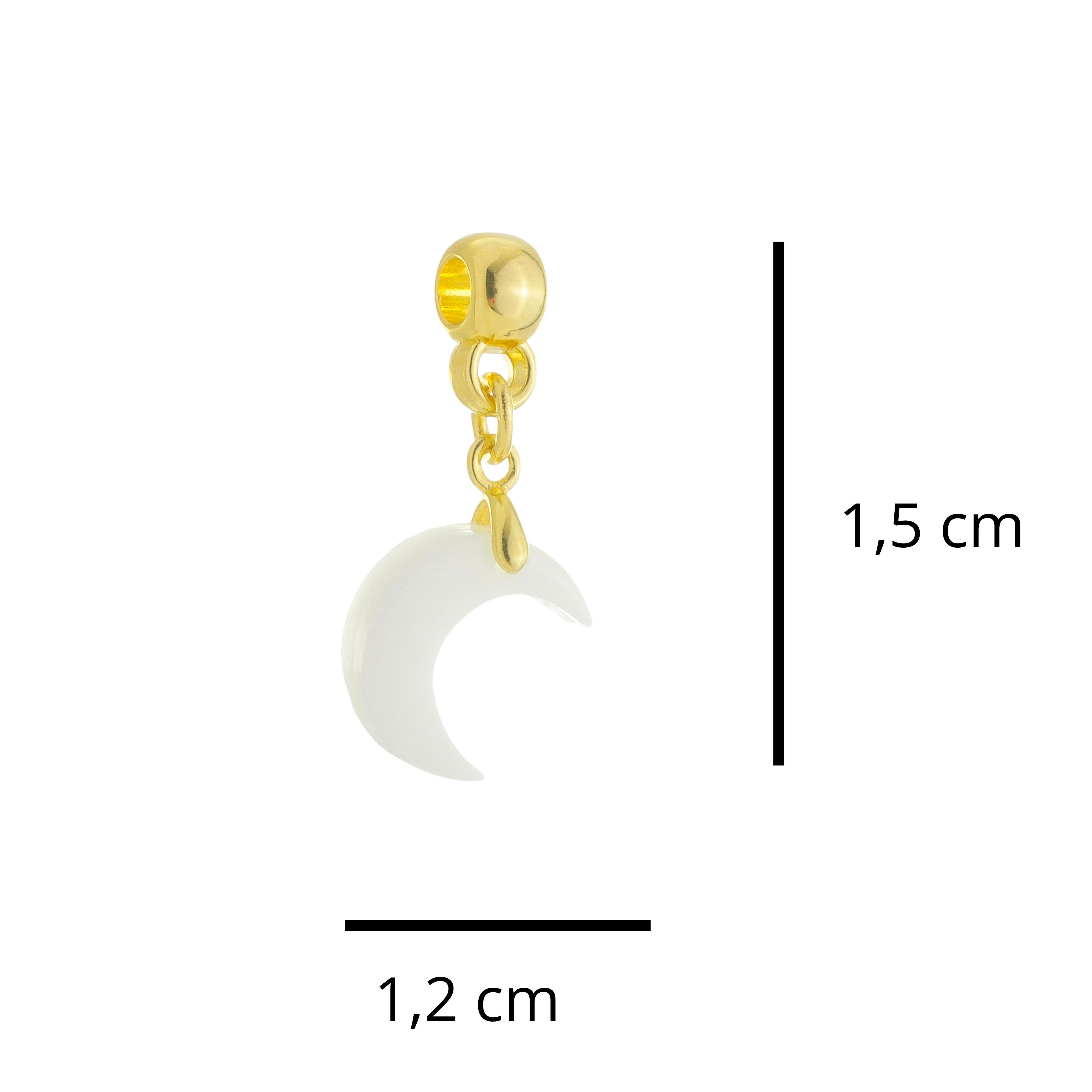 Mini Lua com Gota Zircônia