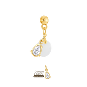 Mini Redondo com Gota Zircônia