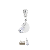 Mini Redondo com Gota Zircônia