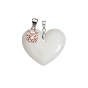 Corazón Gordito Adicional con Colgante del Mes de Nacimiento